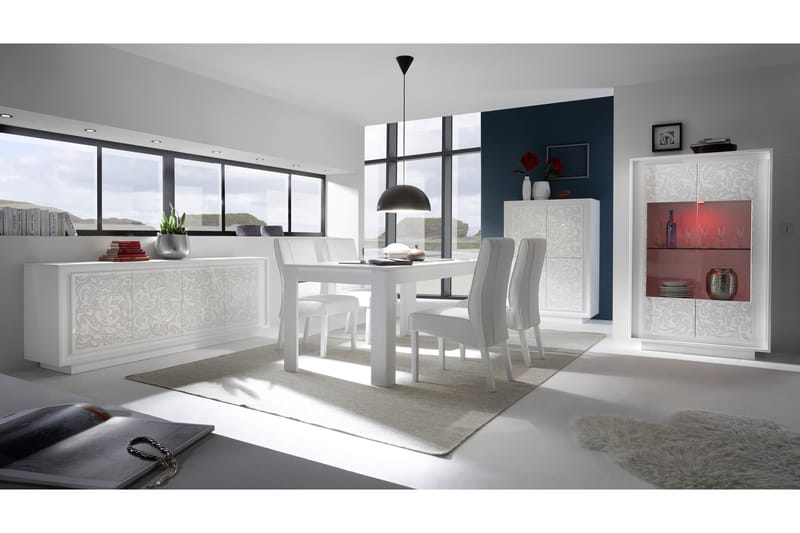 Sky Spisebord 180 cm - Hvid - Møbler - Borde - Spisebord og køkkenbord