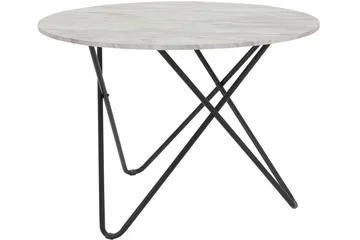 Skyarp Spisebord Rundt 110 cm - Grå/Hvid - Møbler - Borde - Spisebord og køkkenbord
