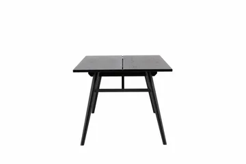Sleek Spisebord 195 cm Udvideligt - Svart - Møbler - Borde - Spisebord og køkkenbord