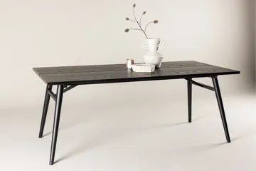 Sleek Spisebord 195 cm Udvideligt - Svart - Møbler - Borde - Spisebord og køkkenbord