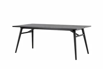 Sleek Spisebord 195 cm Udvideligt - Svart - Møbler - Borde - Spisebord og køkkenbord