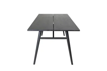 Sleek Spisebord 195 cm Udvideligt - Svart - Møbler - Borde - Spisebord og køkkenbord