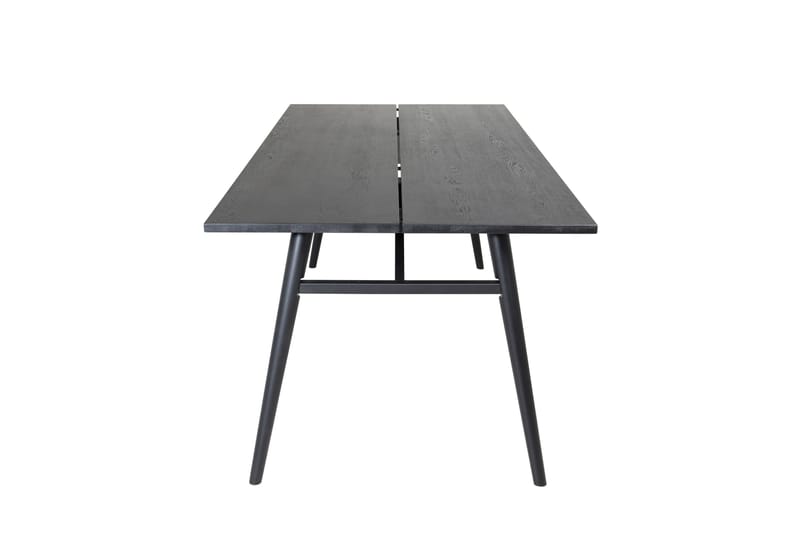 Sleek Spisebord 195 cm Udvideligt - Svart - Møbler - Borde - Spisebord og køkkenbord