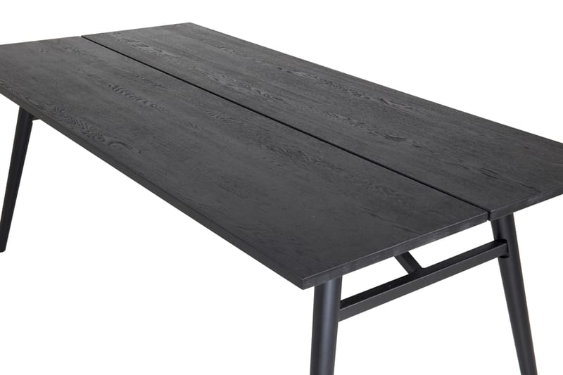 Sleek Spisebord 195 cm Udvideligt - Svart - Møbler - Borde - Spisebord og køkkenbord