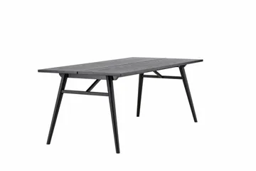 Sleek Spisebord 195 cm Udvideligt - Svart - Møbler - Borde - Spisebord og køkkenbord
