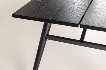 Sleek Spisebord 195 cm Udvideligt - Svart - Møbler - Borde - Spisebord og køkkenbord