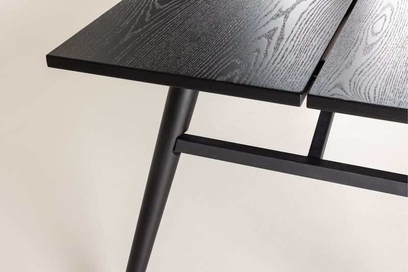 Sleek Spisebord 195 cm Udvideligt - Svart - Møbler - Borde - Spisebord og køkkenbord