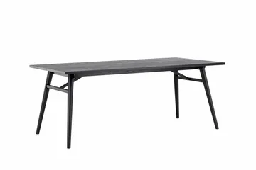 Sleek Spisebord 195 cm Udvideligt - Svart - Møbler - Borde - Spisebord og køkkenbord