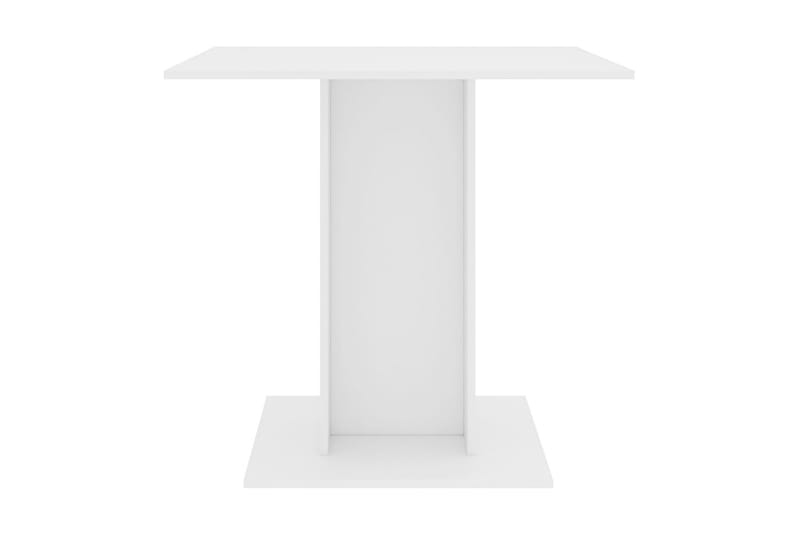 sofabord 80 x 80 x 75 cm spånplade hvid - Møbler - Borde - Spisebord og køkkenbord