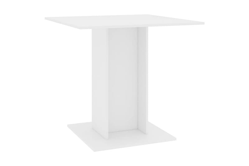 sofabord 80 x 80 x 75 cm spånplade hvid - Spisebord og køkkenbord