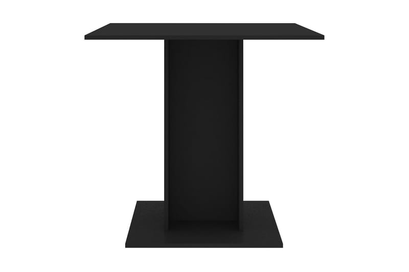 sofabord 80 x 80 x 75 cm spånplade sort - Møbler - Borde - Spisebord og køkkenbord