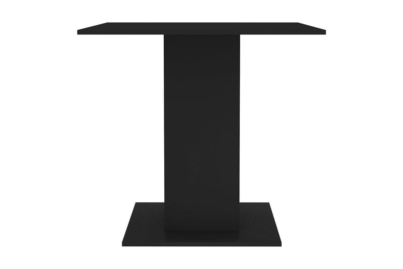 sofabord 80 x 80 x 75 cm spånplade sort - Møbler - Borde - Spisebord og køkkenbord