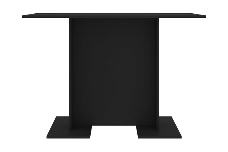 spisebord 110 x 60 x 75 cm spånplade sort - Møbler - Borde - Spisebord og køkkenbord