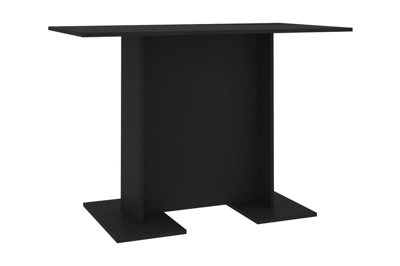 spisebord 110 x 60 x 75 cm spånplade sort - Møbler - Borde - Spisebord og køkkenbord
