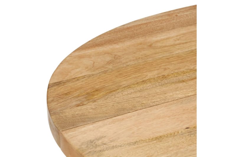 spisebord 110x76 cm rundt massivt mangotræ - Brun - Spisebord og køkkenbord