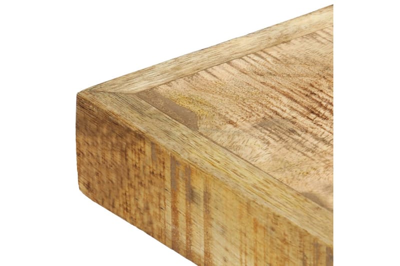 Spisebord 120 X 60 X 75 Cm Massivt Ru Mangotræ - Brun - Møbler - Borde - Spisebord og køkkenbord