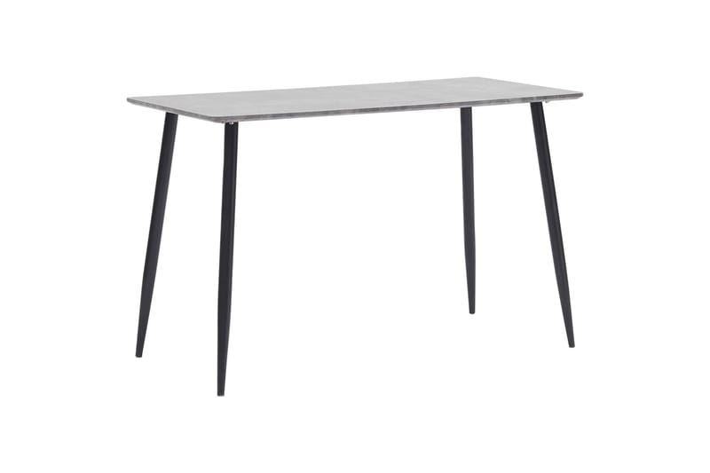 Spisebord 120 X 60 X 75 Cm Mdf Grå - Grå - Møbler - Borde - Spisebord og køkkenbord