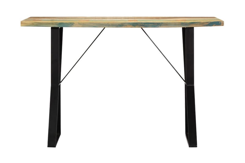 Spisebord 120 X 60 X 76 Cm Massivt Genanvendt Træ - Flerfarvet - Spisebord og køkkenbord