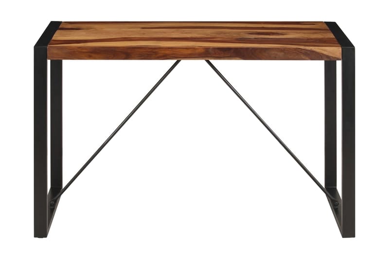 Spisebord 120 X 60 X 76 Cm Massivt Sheeshamtræ - Brun - Spisebord og køkkenbord