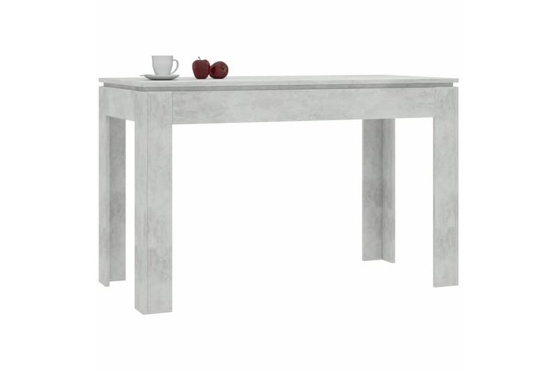 Spisebord 120 X 60 X 76 cm Spånplade Betongrå - Grå - Møbler - Borde - Spisebord og køkkenbord