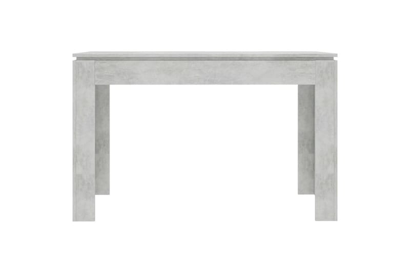 Spisebord 120 X 60 X 76 cm Spånplade Betongrå - Grå - Spisebord og køkkenbord
