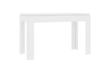 Spisebord 120 X 60 X 76 cm Spånplade Hvid