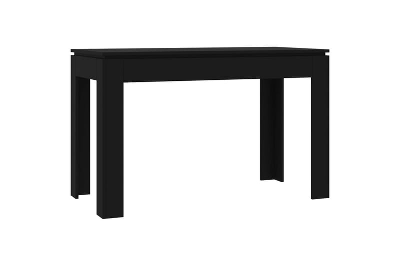 Spisebord 120 X 60 X 76 cm Spånplade Sort - Sort - Møbler - Borde - Spisebord og køkkenbord