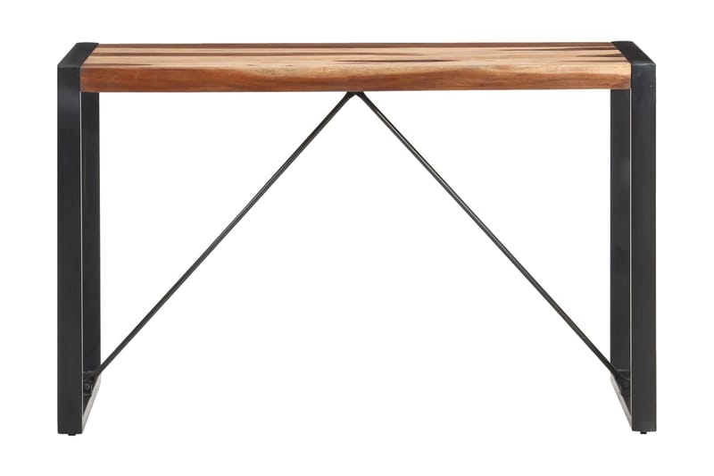 Spisebord 120x60x75 cm Massivt Træ Med Sheeshamfinish - Spisebord og køkkenbord
