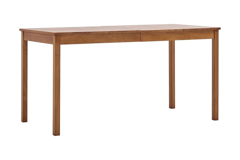 spisebord 140 x 70 x 73 cm fyrretræ gyldenbrun - Spisebord og køkkenbord