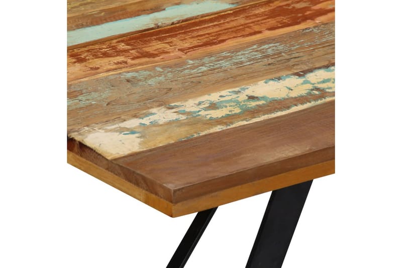 Spisebord 140 X 80 X 76 Cm Massivt Genanvendt Træ - Flerfarvet - Møbler - Borde - Spisebord og køkkenbord