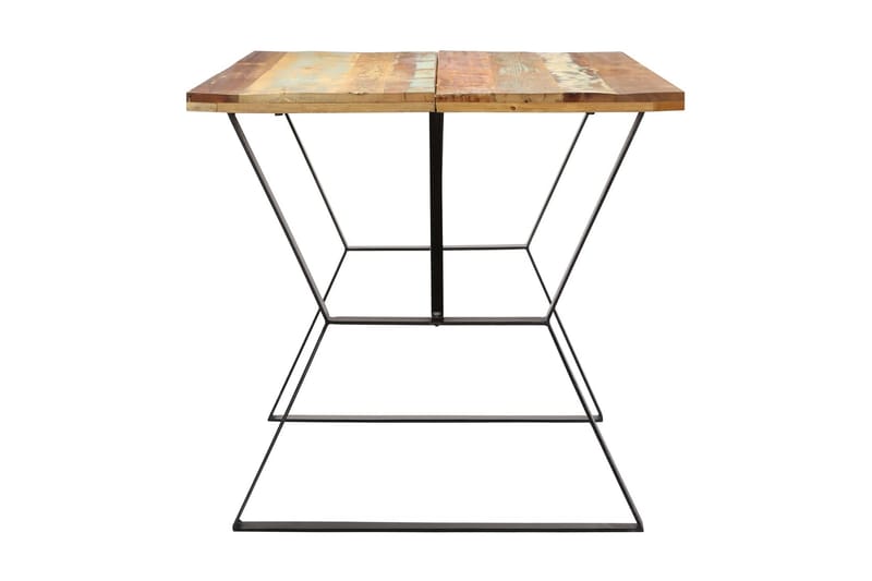 Spisebord 140 X 80 X 76 Cm Massivt Genanvendt Træ - Flerfarvet - Møbler - Borde - Spisebord og køkkenbord