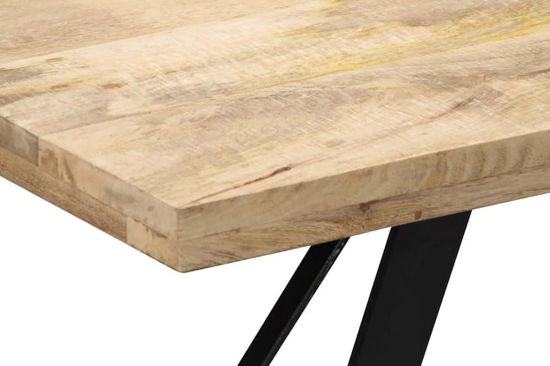 Spisebord 140 X 80 X 76 Cm Massivt Mangotræ - Brun - Møbler - Borde - Spisebord og køkkenbord