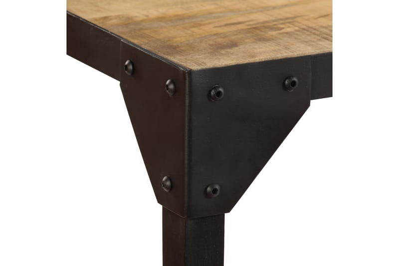 Spisebord 140 X 80 X 76 Cm Massivt Mangotræ - Brun - Spisebord og køkkenbord