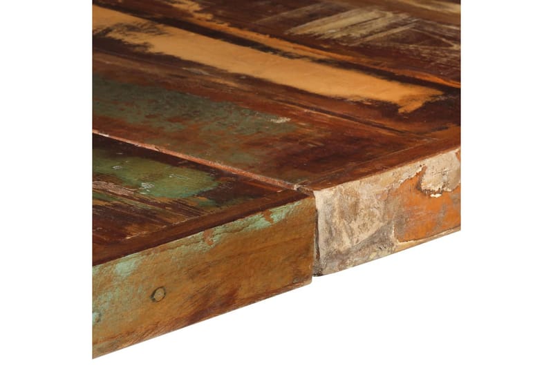 spisebord 140x140x75 cm massivt genanvendt træ - Flerfarvet - Spisebord og køkkenbord