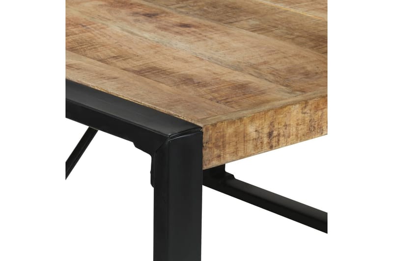 spisebord 140x140x75 cm ru mangotræ - Brun - Møbler - Borde - Spisebord og køkkenbord
