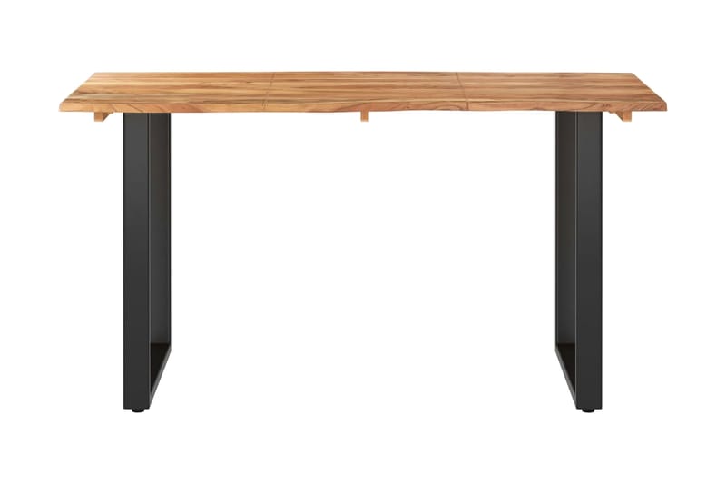 Spisebord 140x70x76 cm Massivt Akacietræ - Brun - Møbler - Borde - Spisebord og køkkenbord