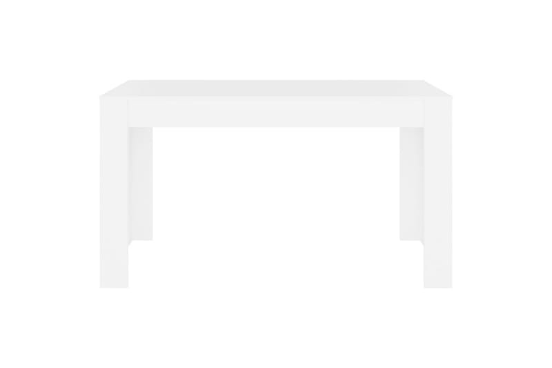 spisebord 140x74,5x76 cm spånplade hvid - Hvid - Spisebord og køkkenbord
