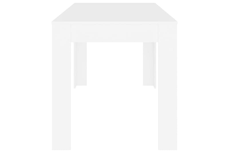 spisebord 140x74,5x76 cm spånplade hvid - Hvid - Spisebord og køkkenbord