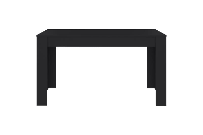 spisebord 140x74,5x76 cm spånplade sort - Sort - Møbler - Borde - Spisebord og køkkenbord