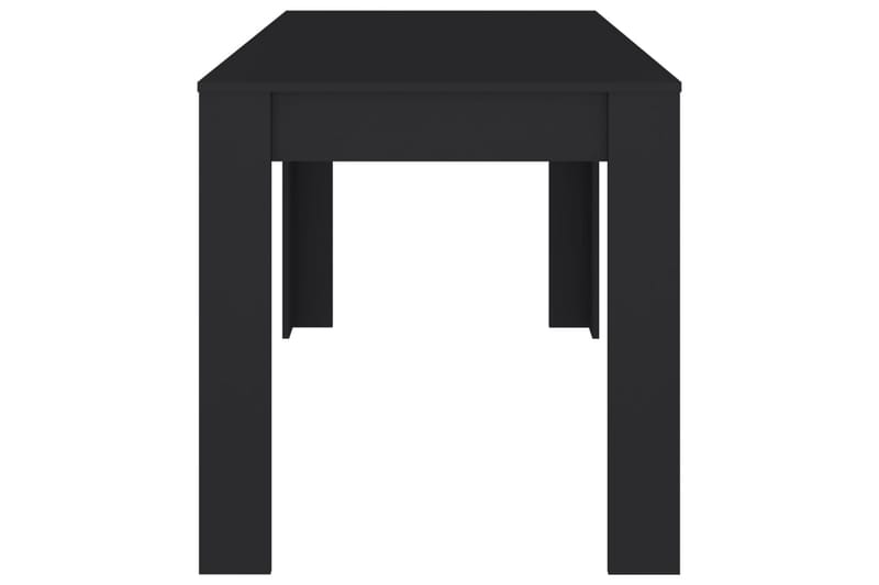 spisebord 140x74,5x76 cm spånplade sort - Sort - M�øbler - Borde - Spisebord og køkkenbord