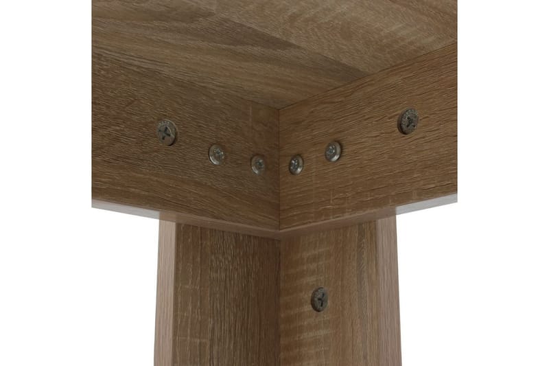 Spisebord 140X80X75 Cm Egetræsfarvet - Brun - Spisebord og køkkenbord