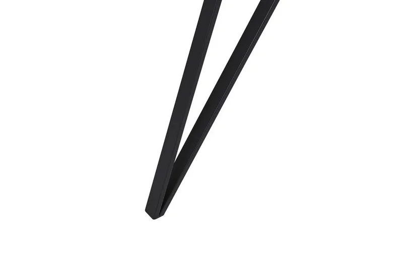 Spisebord 150 x 80 cm marmoreffekt / Sort MOLDEN - Hvid - Møbler - Borde - Spisebord og køkkenbord