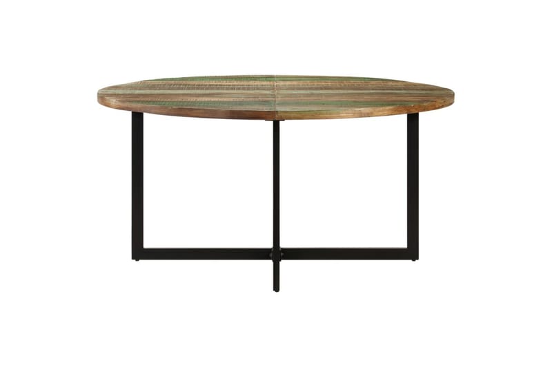spisebord 150x75 cm massivt genbrugstræ - Brun - Spisebord og køkkenbord