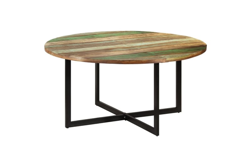 spisebord 150x75 cm massivt genbrugstræ - Brun - Møbler - Borde - Spisebord og køkkenbord