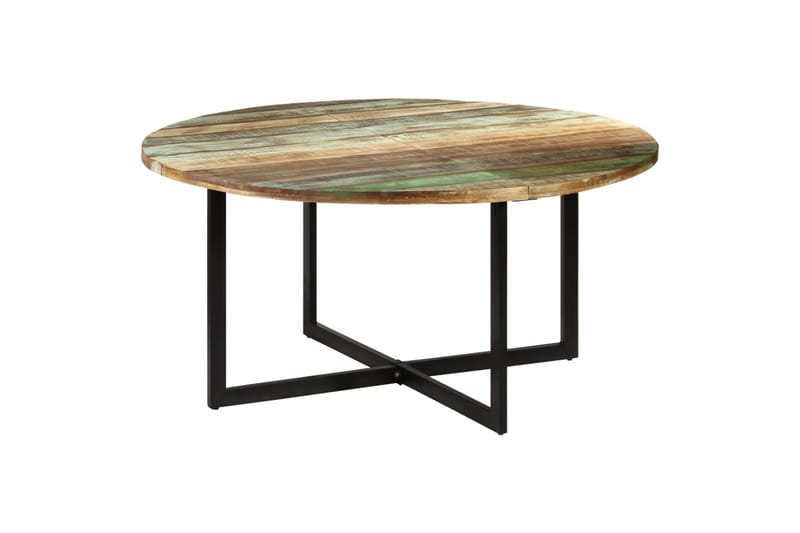 spisebord 150x75 cm massivt genbrugstræ - Brun - Møbler - Borde - Spisebord og køkkenbord