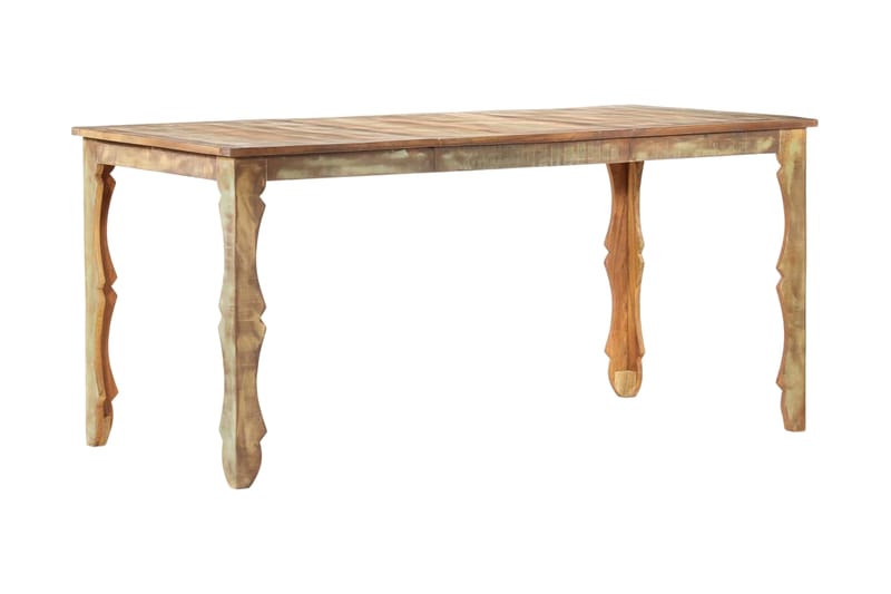 spisebord 160 x 80 x 76 cm massivt genbrugstræ - Brun - Møbler - Borde - Spisebord og køkkenbord