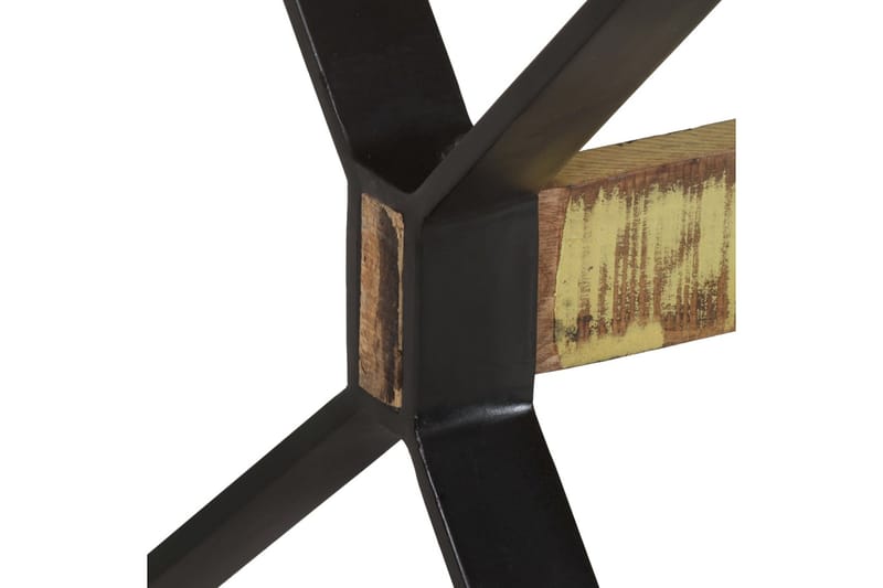 spisebord 160x80x76 cm massivt genbrugstræ - Flerfarvet - Møbler - Borde - Spisebord og køkkenbord