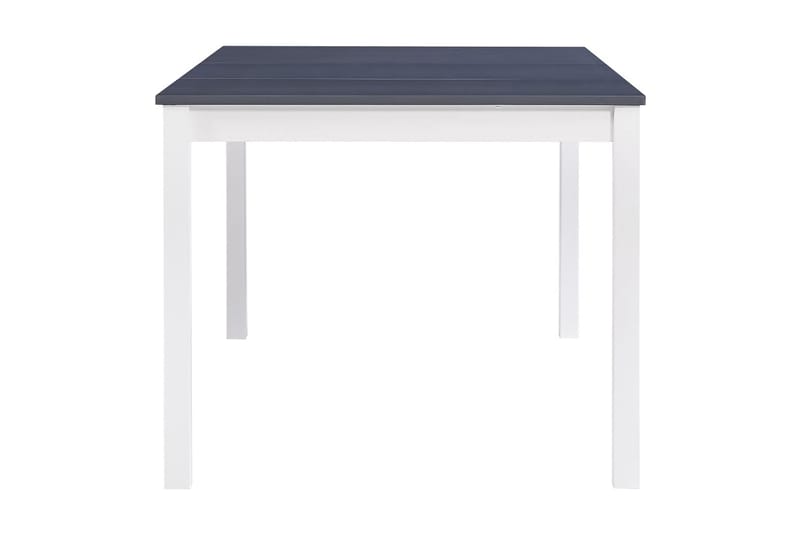 spisebord 180 x 90 x 73 cm fyrretræ hvid og grå - Møbler - Borde - Spisebord og køkkenbord