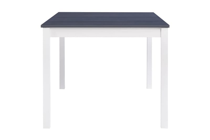 spisebord 180 x 90 x 73 cm fyrretræ hvid og grå - Spisebord og køkkenbord