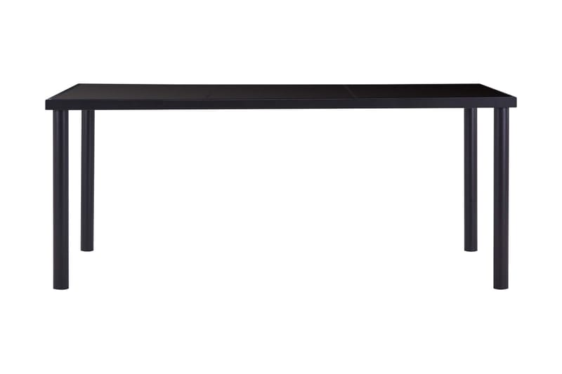Spisebord 180 x 90 x 75 cm Hærdet Glas Sort - Sort - Møbler - Borde - Spisebord og køkkenbord